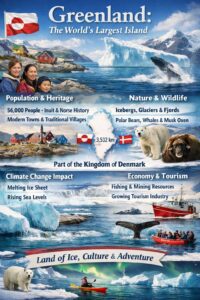Greenland is the world's biggest island