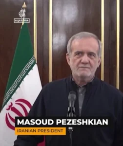 Iran's president claims the US, Israel, and Europe are conducting a 'full-fledged war' against the country