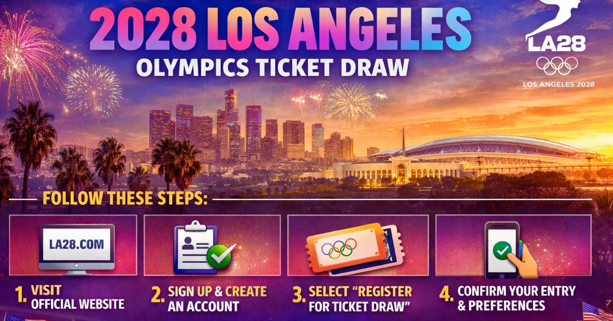 How to register for the 2028 Los Angeles Olympics ticket draw