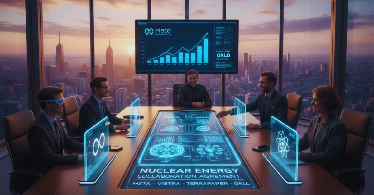 Nuclear agreements between Meta and Vistra, TerraPower, and Oklo