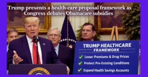 Trump presents a health-care proposal framework as Congress debates Obamacare subsidies