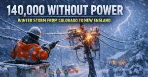 US Weather: 140,000 are without power as a winter storm spreads from Colorado to New England