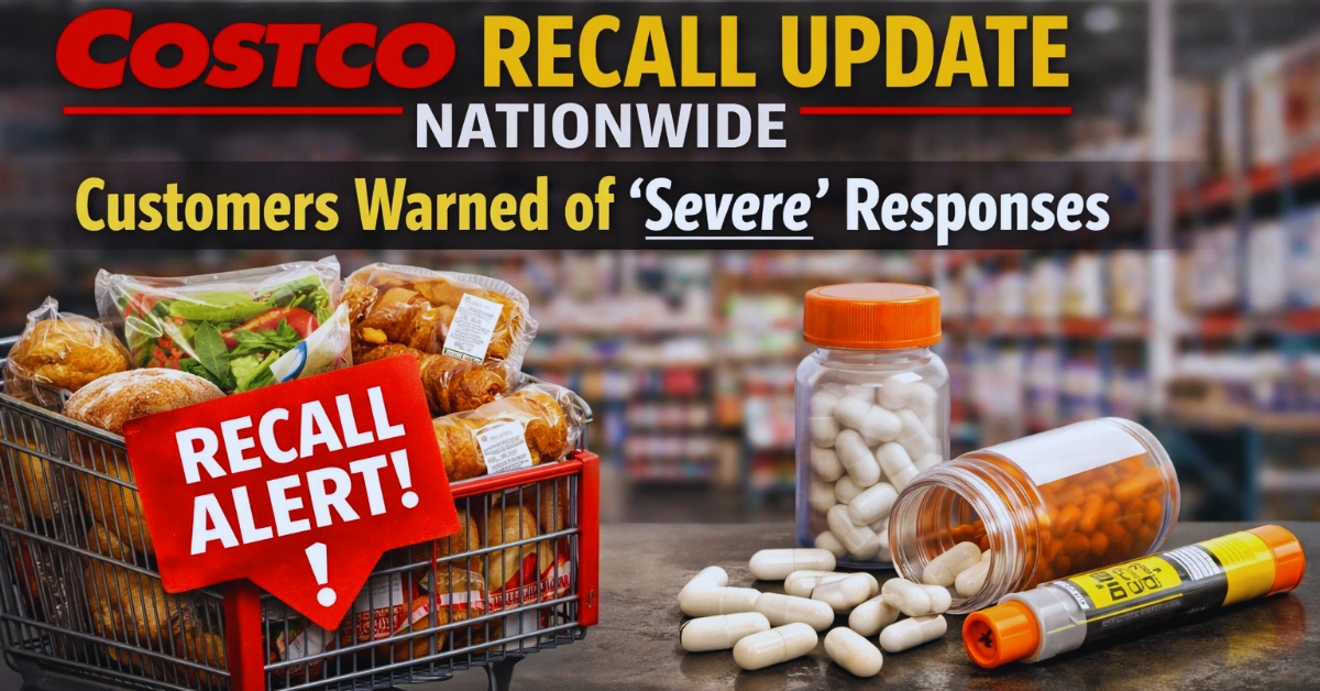Costco Recall Update Nationwide: Customers Warned of 'Severe' Responses