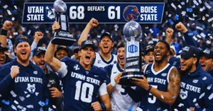 Utah State beats Boise State to win the Mountain West sweep
