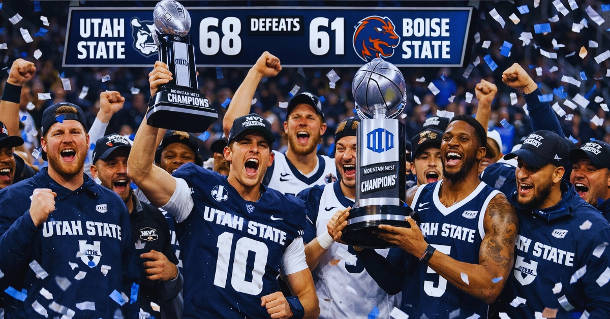 Utah State beats Boise State to win the Mountain West sweep