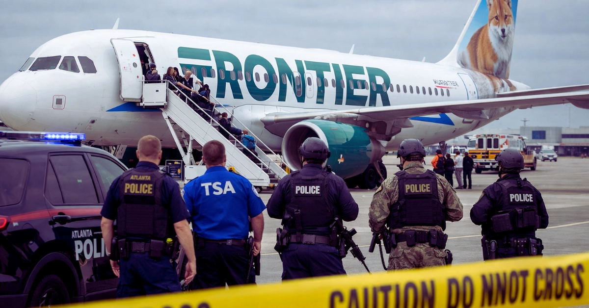 Frontier flight investigated for verbal bomb threat at Atlanta Airport