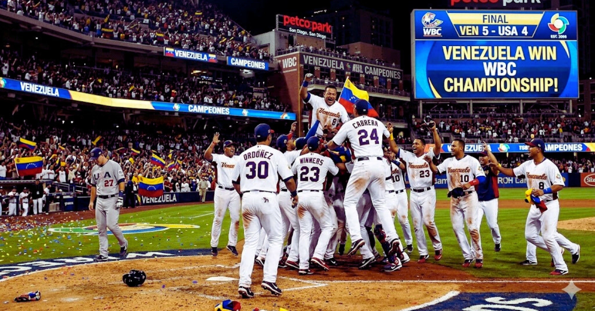 Venezuela defeats the USA to win the first World Baseball Classic championship
