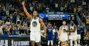 Al Horford's late three-pointers lead the Warriors to a play-in win against the Clippers