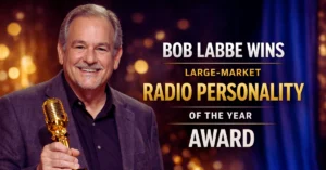 Bob Labbe wins the Large-Market Radio Personality of the Year Award