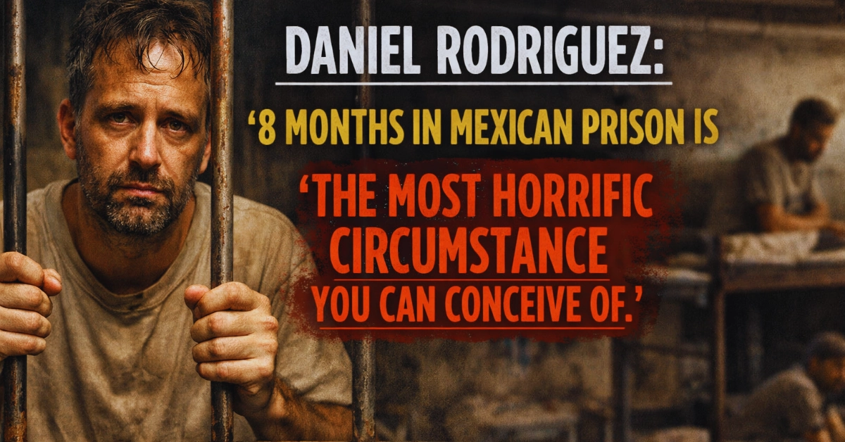 Daniel Rodriguez: 8 months in Mexican prison is 'the most horrific circumstance you can conceive of.'