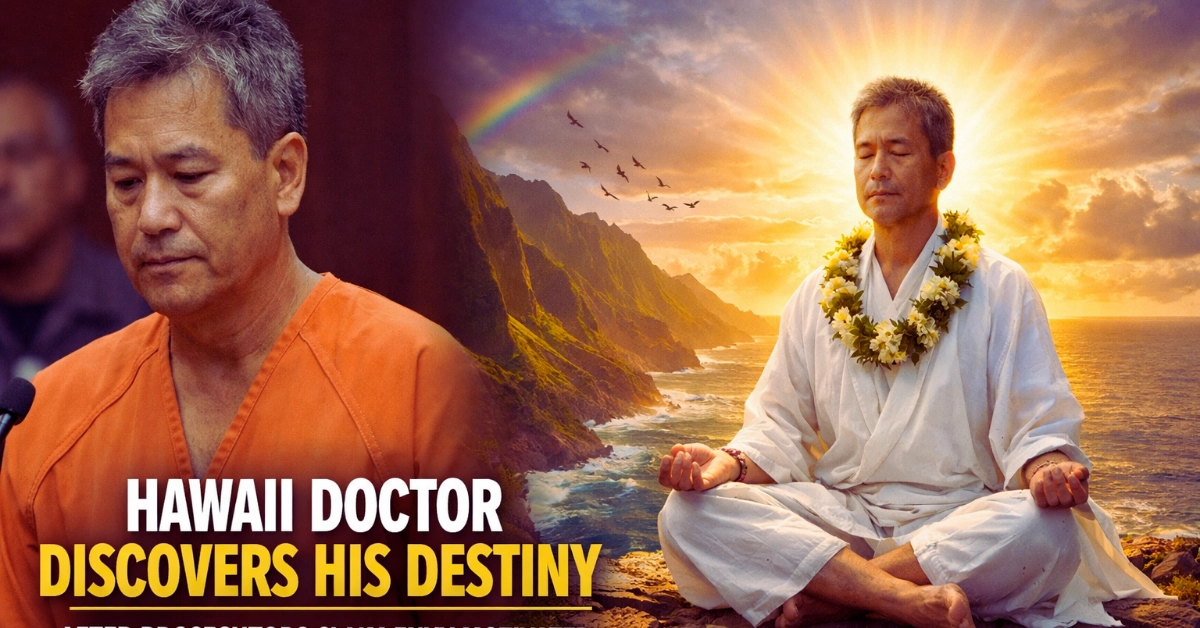 Hawaii doctor discovers his destiny after prosecutors claim envy motivated him to attack wife on cliffside trek