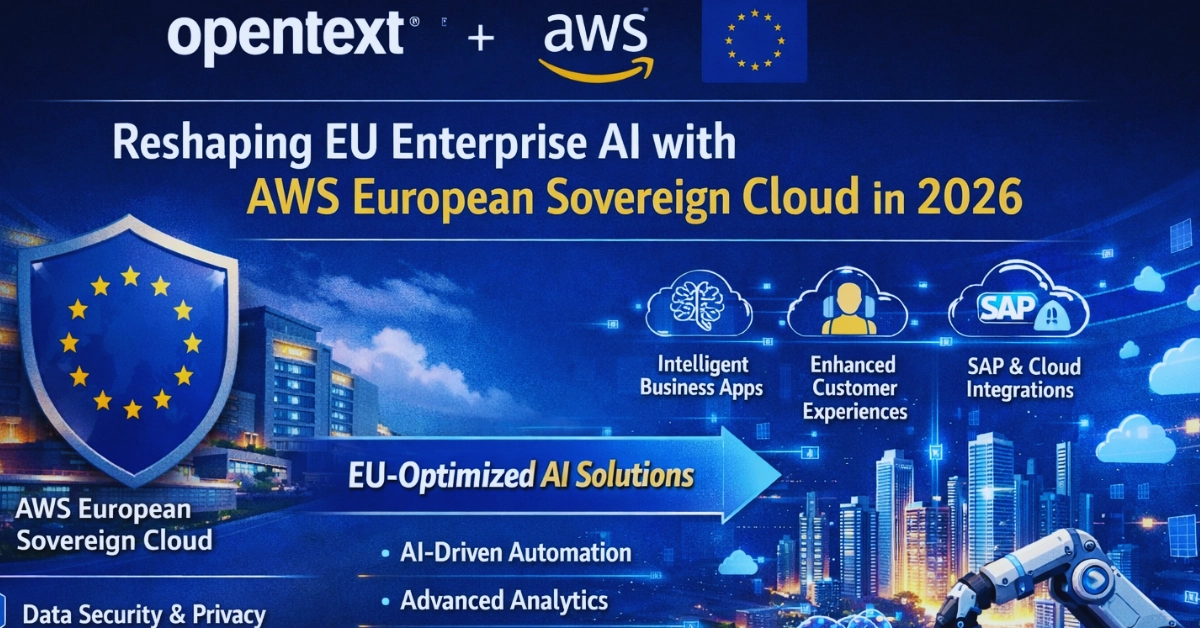How will OpenText reshape EU enterprise AI with AWS European Sovereign Cloud in 2026?