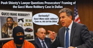 Pooh Shiesty's lawyer questions prosecutors' framing of the Gucci Mane robbery case in Dallas