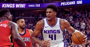 Raynaud scores 28 points, helping the Kings defeat the Pelicans
