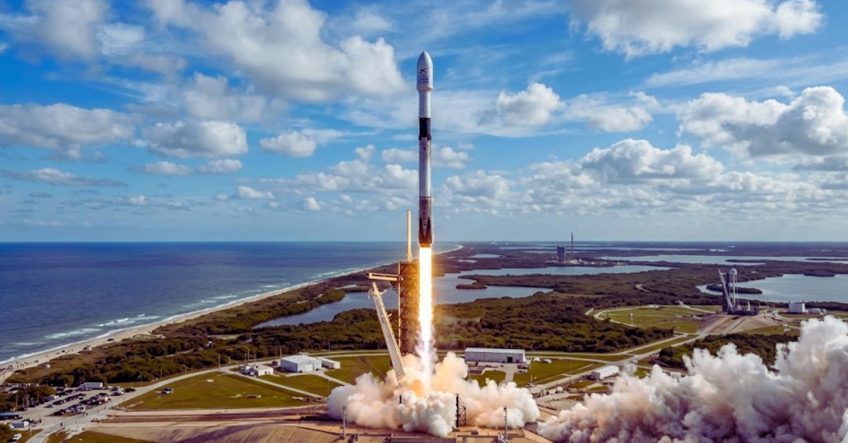 SpaceX launches the 1,000th Starlink satellite of 2026 aboard a Falcon 9 rocket from Cape Canaveral