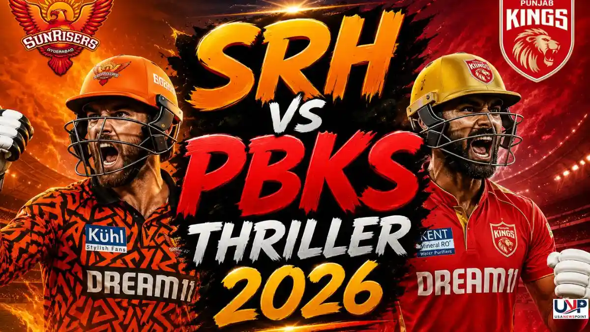 SRH vs PBKS Thriller 2026