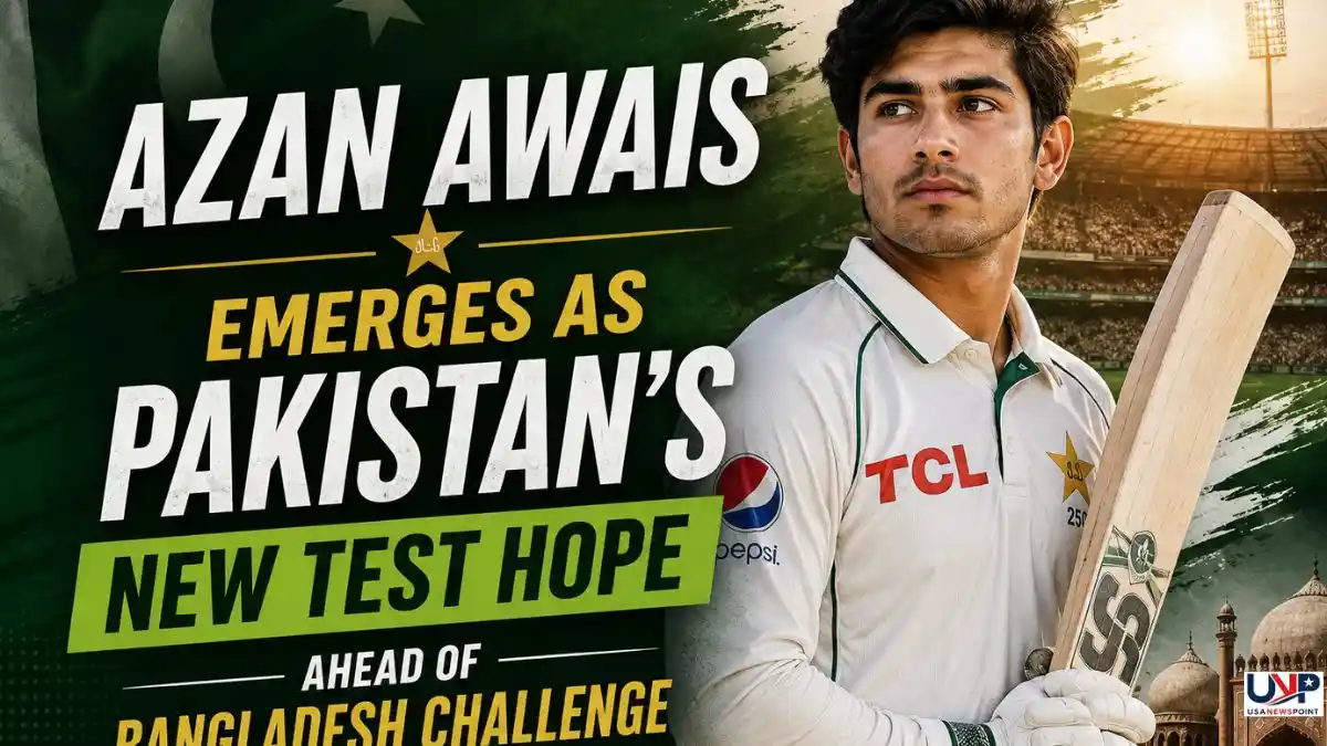 Azan Awais Emerges as Pakistan’s New Test Hope Ahead of Bangladesh Challenge