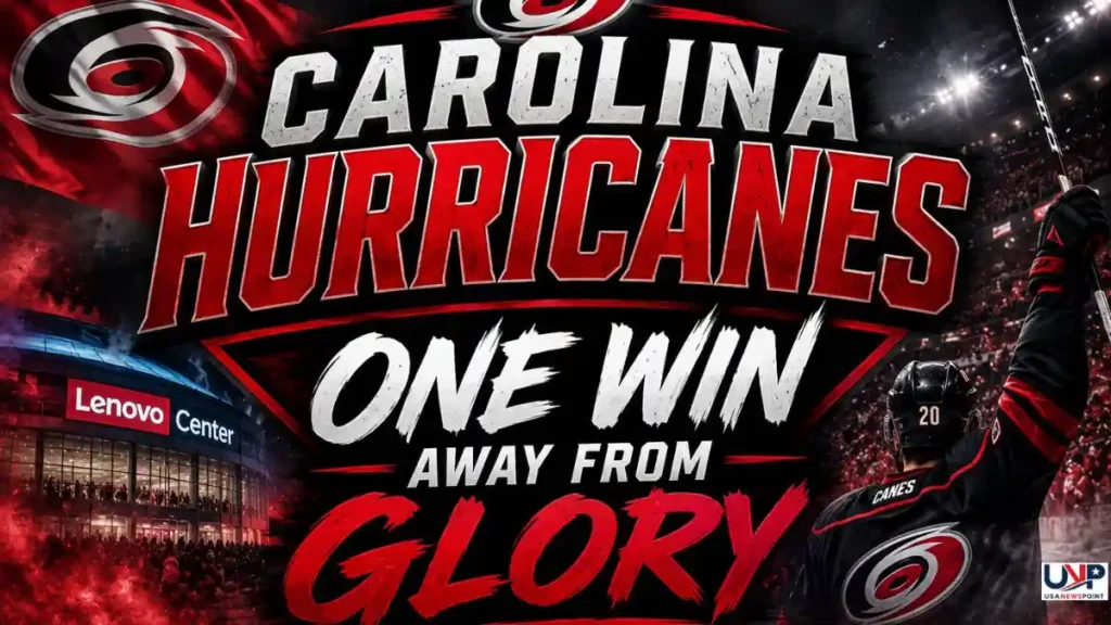 Carolina Hurricanes One Win Away From Glory