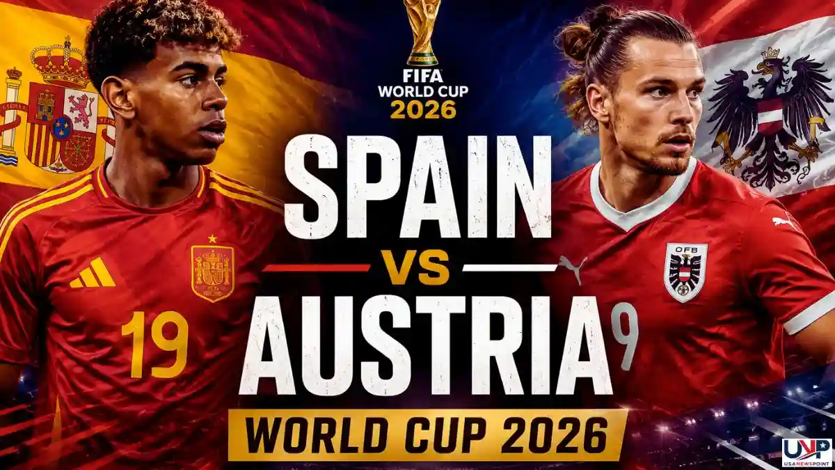 Spain vs Austria World Cup 2026