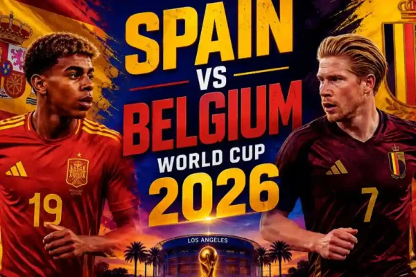 Spain vs Belgium World Cup 2026