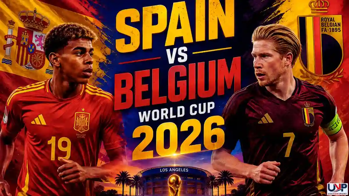 Spain vs Belgium World Cup 2026