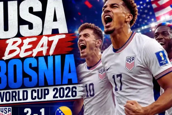 USA Beat Bosnia World Cup 2026