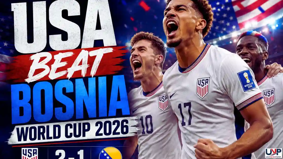 USA Beat Bosnia World Cup 2026